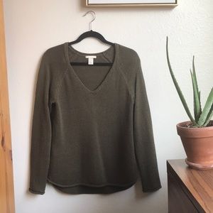 H&M Basic Green Sweater